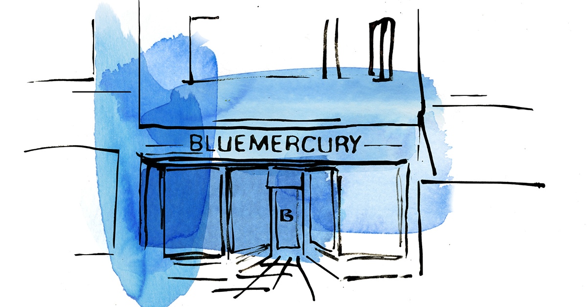 Bluemercury _Storefront Illustration
